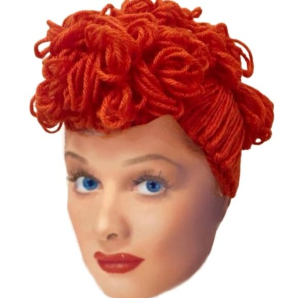 Lucille Ball Inspired Crochet Wig Size 5T